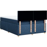 vidaXL Krevet s oprugama i madracem plavi 140x200 cm od tkanine | shoptok.hr