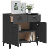  Komoda VIKEN antracit siva 80 x 40 x 80 cm od masivne borovine | shoptok.hr