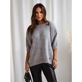 Cocomore Grey short-sleeved sweater