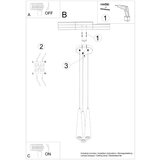  Visilica SULA 3P prirodno drvo | shoptok.hr