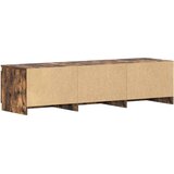 TV ormarić dimljeni hrast 140 x 40 x 35,5 cm konstruirano drvo | Eponuda.ba
