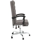  Uredski naslonjač od tkanine smeđesivi | shoptok.hr