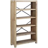  Polica za knjige sa 5 razina 80x30x140 cm masivno drvo bagrema | Eponuda.com
