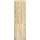 vidaXL Regal za čevlje sonoma hrast 80x25x81 cm inženirski les | Shoptok.si