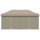 Šator za zabavu na sklapanje Sivo-smeđa 580 x 292 x 315 cm | shoptok.hr
