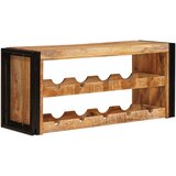  Stalak za vino Smeđa 100 x 45 x 33 cm Čvrsto Grubo Drvo Manga | shoptok.hr