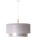  Duolla - Visilica na sajli NANTES 1xE27/15W/230V prečnik 45 cm srebrni/bakarni | Eponuda.com