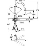 Grohe kuhinjska armatura enoročna Minta 32321002 | Shoptok.si