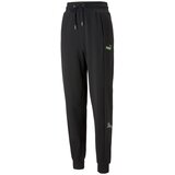 Puma Športne hlače 'POWER MONARCH' zelena / lila / črna / bela | Shoptok.si