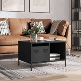 vidaXL Stolić za kavu crni 68,5x50x43,5 cm od hladno valjanog čelika | shoptok.hr