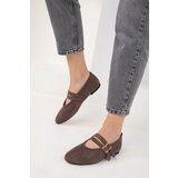 Soho Brown Suede Women's Ballerinas 19936 Cene