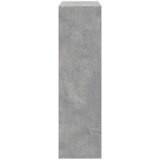 Sobna pregrada / regal za knjige sivi 69,5x29x103,5 cm drveni | Shoptok.si