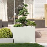 vidaXL Sadilica bijela 100x100x80 cm od čelika | shoptok.hr