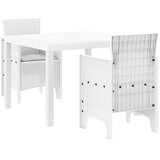 Vrtni set za objed 3 kom. Bijelo Polipropilen | shoptok.hr