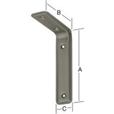 STABILIT nosilec polic stabilit 3F ( 115 x 80 x 40 mm, sive barve) Cene