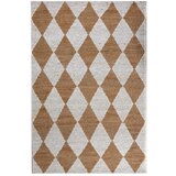 Flair Rugs Ročno tkan tekač iz mešanice jute v beli in naravni barvi 60x230 cm Effie Diamond – | Shoptok.si