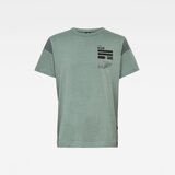 G-star T-Shirt - C&S Back Graphic + Loose R T S\S Green Grey | ePonuda.com