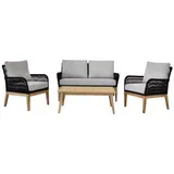 lounge garnitura 4-Delni set, siva