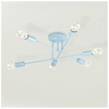  plafonski luster cambridge 6xE27/15W/230V plavi | Eponuda.com