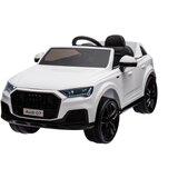  Licencirani auto na akumulator Audi Q7 - bijeli/lakirani | shoptok.hr