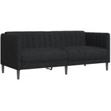  2-dijelni set sofa crni od tkanine | shoptok.hr