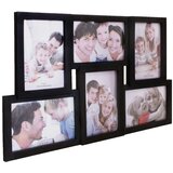  Okvir za 6 fotografija (crni) | shoptok.hr