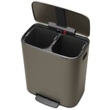 Brabantia Siva željezna kanta za smeće za odvojeni otpad/s pedalom 60 l Bo – | shoptok.hr
