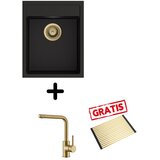 Carysil Set Waltz 400 + SHR Zora Zlato/Deep Black | shoptok.hr