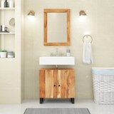 vidaXL Ormarić za umivaonik 62x33x58 drvo bagrema i konstruirano drvo | shoptok.hr