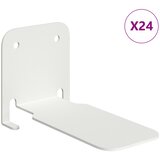  Lebdeća polica s policom Zidne 24 pcs Bijeli 6 x 10,8 x 6,6 cm | Eponuda.ba