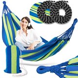 Janshop Malaga dvojno modro-zeleno sofistično visečo mrežo, (21095461) Cene