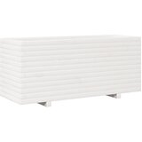 Maison Chic Vrtno cvetlično korito - Cvetlični Lonec belo 110x40x49,5 cm trdna borovina, (21788652) Cene