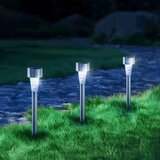 Aigostar LED solarna lampa LED/0,006W/1,2V 29,5 cm hrom 6500K IP44 | Eponuda.com
