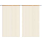  Zavese iz nitk 2 kosa 140x250 cm bež barve | Shoptok.si