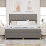  Krevet s opruga kutije Sivo-smeđa 180 x 200 cm tkanina | shoptok.hr