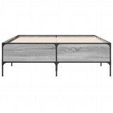  Okvir kreveta boja hrasta 140x200cm konstruirano drvo i metal | shoptok.hr