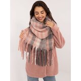Wool Fashion Italia Scarf-AT-SZ-231301.49-grey-pink | Shoptok.si