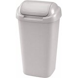  Koš za smeti pla siv 30l s pokrovom PLA | Shoptok.si