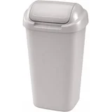Koš za smeti pla siv 30l s pokrovom PLA