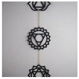 WALLXPERT APT406MS Zidna dekoracija Chakra, crna | Eponuda.ba