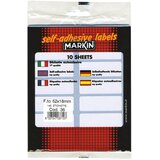  ETIKETE SLEP 52X18MM PK10L MARKIN 10036 BLISTER | Shoptok.si