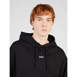 BOSS Orange Sweater majica crna / bijela | shoptok.hr