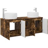  Set ormarića za kupaonicu 3 kom. Dimljeni hrast Smeđa 49,5 x 44,5 x 66 cm | Shoptok.si