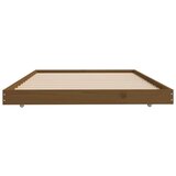  Posteljni okvir medeno rjav 90x200 cm trdna borovina, (20739272) | Shoptok.si