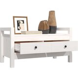  Klop za predsobo bela 80x40x43 cm trdna borovina, (20766916) | Shoptok.si