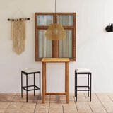  3-dijelni vrtni barski set s jastucima crni | shoptok.hr