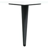 vidaXL Komoda visok sijaj bela 69,5x34x90 cm inženirski les | Shoptok.si