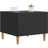  Kava Stol s ladicama Crna 49 x 50 x 40 cm Konstruirano drvo | shoptok.hr