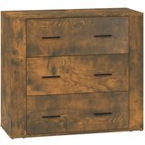 Maison Chic Komoda - Predalnik dimljeni hrast 80x33x70 cm inženirski les, (21718417) Cene