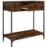  Konzolni stol boja hrasta 75 x 34,5 x 75 cm konstruirano drvo | shoptok.hr